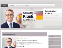 Tablet Screenshot of alexander-krauss.com